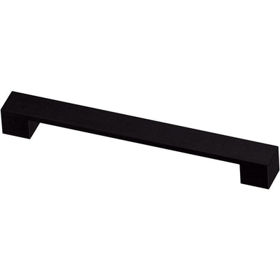 Stratford Square Bar 7-9/16 in. (192 mm) Matte Black Cabinet Pull