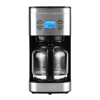 12-Cup Stainless Steel Programmable Digital Coffee Maker - Super Arbor