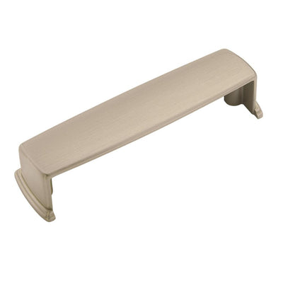 Kane 3-3/4 in (96 mm) Center-to-Center Satin Nickel Cabinet Drawer Cup Pull - Super Arbor