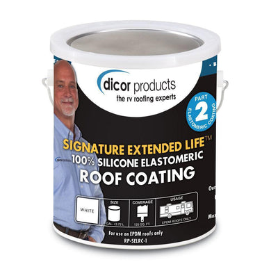 Dicor 1 Gal. Extended Life Roof Coating in White - Super Arbor