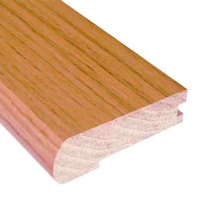 Unfinished Oak 3/4 in. Thick x 3 in. Wide x 78 in. Length Hardwood Stair Nose Molding - Super Arbor