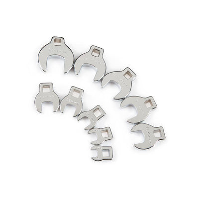 3/8 in. Drive 10-24 mm Crowfoot Wrench Set (10-Piece) - Super Arbor