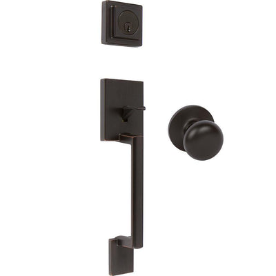 Avino Tuscany Bronze Single Cylinder Entry Door Handleset - Super Arbor