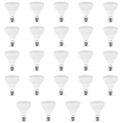 Feit Electric 85-Watt Equivalent BR30 Dimmable CEC Title 20 Compliant LED ENERGY STAR 90+ CRI Flood Light Bulb, Soft White (24-Pack) - Super Arbor