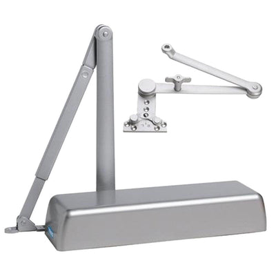 Heavy Duty ADA Commercial Door Closer with Cush-N-Stop Arm in Aluminum - Sizes 1-6 - Super Arbor