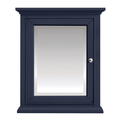 Windlowe 24 in. x 28 in. Surface-Mount Medicine Cabinet in Navy Blue - Super Arbor