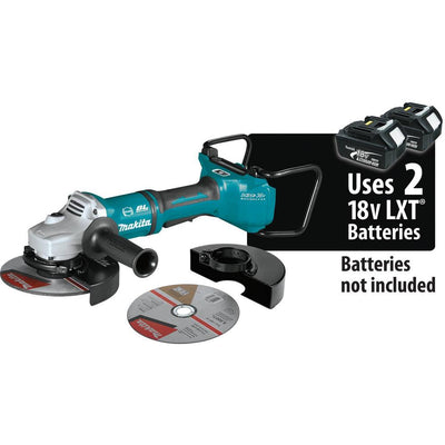 18-Volt X2 LXT Lithium-Ion 36-Volt Brushless Cordless 7 in. Cut-Off/Angle Grinder with Electric Brake and AWS Tool-Only - Super Arbor