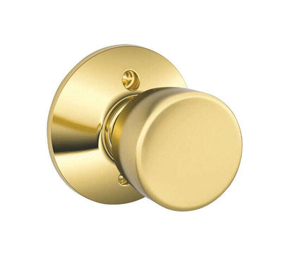 Schlage Bell Bright Brass Dummy Knob Right or Left Handed