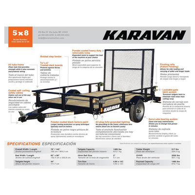 Karavan 1483 lb. Payload Capacity Trailer - Super Arbor