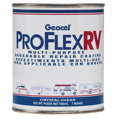 Geocel 1 Qt. Pro Flex RV Multi-Purpose Brushable Repair Coating in Clear - Super Arbor