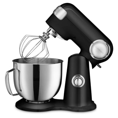 5.5 Qt. 12-Speed Black Stand Mixer with Accessories - Super Arbor