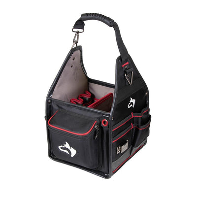 10 in. Electrician Tool Bag with Removable Tool Wall - Super Arbor