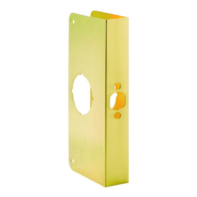 2-3/8 in. x 1-3/8 in. Solid Brass Door Reinforcer - Super Arbor