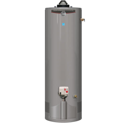 Performance Platinum 50 Gal. Tall 12-Year 38,000 BTU Ultra Low NOx (ULN) Natural Gas Power Damper Tank Water Heater - Super Arbor