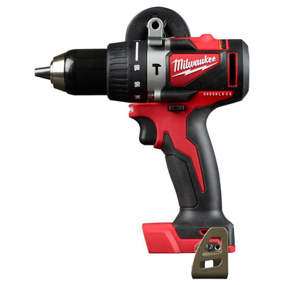 M18 18-Volt Lithium-Ion Brushless Cordless 1/2 in. Compact Hammer Drill Tool Only - Super Arbor