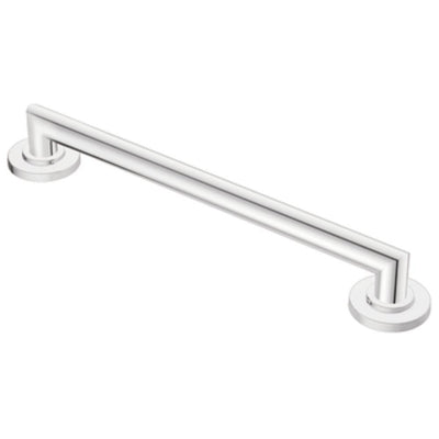 Arris 36 in. Concealed Screw Grab Bar in Chrome - Super Arbor