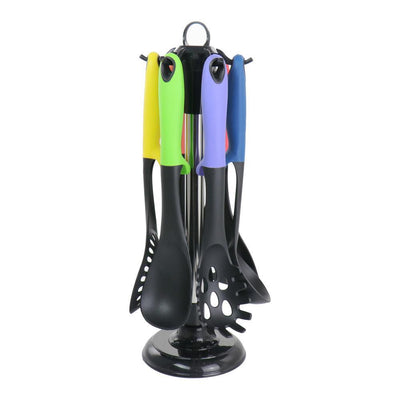 Assorted Color Nylon Cooking Utensils (Set of 7) - Super Arbor