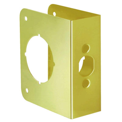 2-3/8 in. x 1-3/4 in. Solid Brass Door Reinforcer - Super Arbor