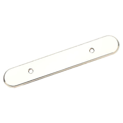 Backplates 3 in (76 mm) Center-to-Center Polished Chrome Cabinet Drawer Pull Backplate - Super Arbor
