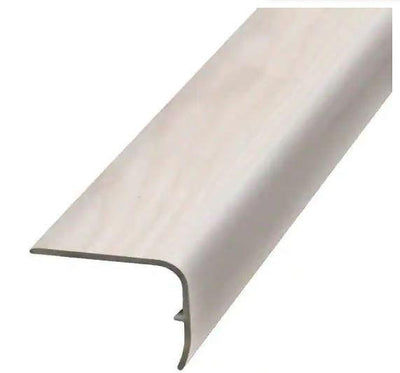 Arctic 1.32 in. Thick x 1.88 in. Wide x 78.7 in. Length Vinyl Stair Nose Molding - Super Arbor