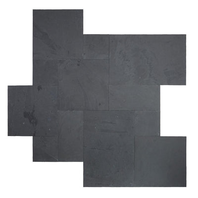 Hampshire Pattern Gauged Slate Floor and Wall Tile (5 Kits / 80 sq. ft. / pallet) - Super Arbor