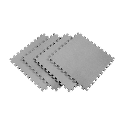 Norsk Gray 24 in. x 24 in. EVA Foam Solid Color Multi-Purpose Interlocking Tile (20-Tile)