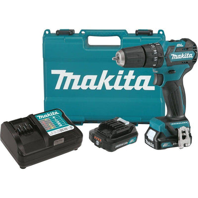 12-Volt Max CXT Lithium-Ion 3/8 in. Brushless Cordless Hammer Driver-Drill Kit w/ (2) Batteries(2Ah), Charger, Hard Case - Super Arbor