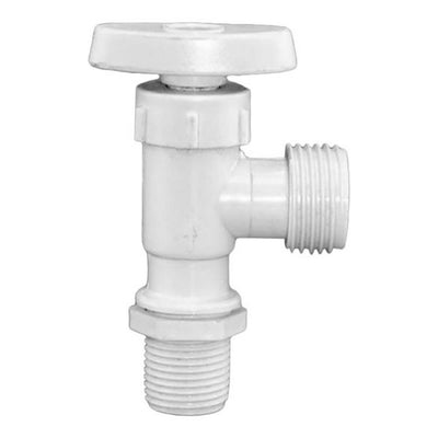 1/2 in. Plastic PEX Male Pipe Thread x 3/4 in. Male Hose Thread Washing Machine Valve - Super Arbor