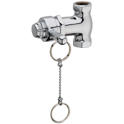 Self-Closing Shower Valve with Pull Chain in Chrome - Super Arbor