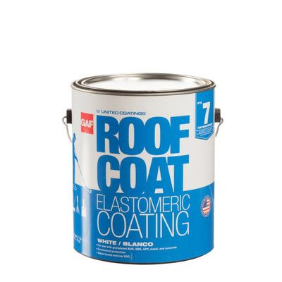 Roof Coat Top Coat 1 Gal. White Acrylic Reflective Elastomeric Roof Coating (7-Year Limited Warranty) - Super Arbor