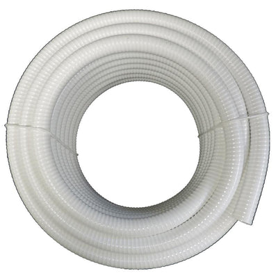 1-1/4 in. x 50 ft. White PVC Schedule 40 Flexible Pipe - Super Arbor