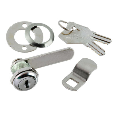 5/8 in. Chrome Cabinet and Drawer Utility Cam Lock - Super Arbor