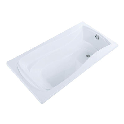 Mariposa 6 ft. Reversible Drain Bathtub in White - Super Arbor