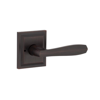 Torrey Venetian Bronze Low Profile Rose Bed/Bath Privacy Door Lever - Super Arbor