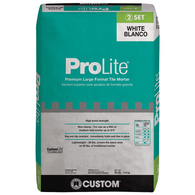 Custom Building Products ProLite 30 lbs. White Tile and Stone Mortar