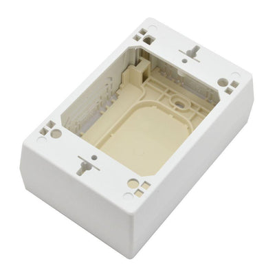 Wiremold CordMate II Cord Cover Low Voltage Data Box, White - Super Arbor