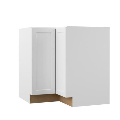 Designer Series Melvern Assembled 33x34.5x20.25 in. EZ Reach Corner Base Kitchen Cabinet in White