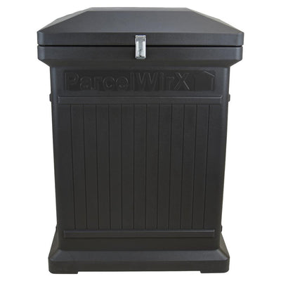 ParceWirx Premium Vertical Architectural Graphite Delivery Drop Box Hinged Lid with Swinging Latch for Locking - Super Arbor