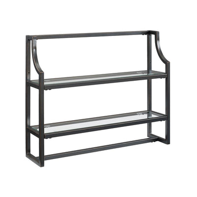 Aimee 24 in. Wall Shelf in Oil Rubbed Bronze - Super Arbor