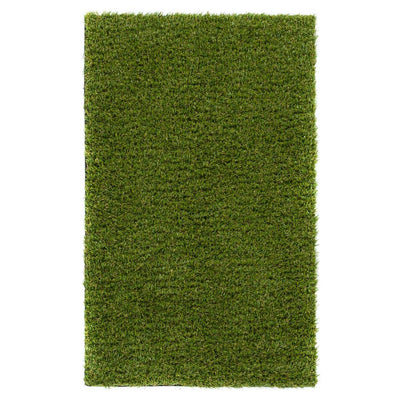 Well Woven Arcadia 1 ft. 8 in. x 2 ft. 7 in. Turf Green Artificial Grass Rug - Super Arbor