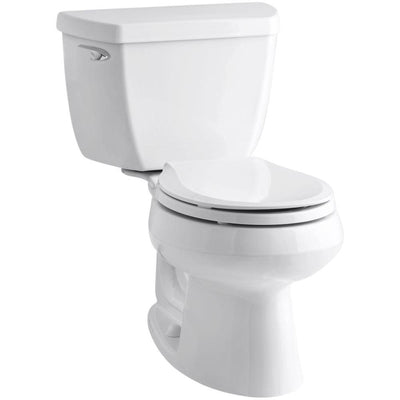 Wellworth Classic 2-Piece 1.28 GPF Single Flush Round Front Toilet with Class Five Flush Technology in White - Super Arbor