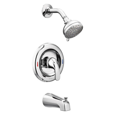 Adler Single-Handle 4-Spray Tub and Shower Faucet with Valve in Chrome (Valve Included) - Super Arbor
