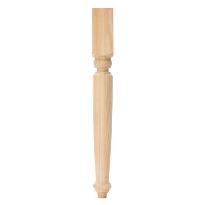 29 in. Pine Butcher Block Leg - Super Arbor