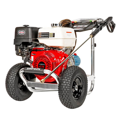 Simpson Aluminum 4200 PSI at 4.0 GPM HONDA GX390 Cold Water Gas Pressure Washer - Super Arbor