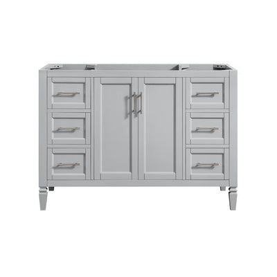 Stockham 48 in. W x 21-1/2 in. D Bathroom Vanity Cabinet Only in Chilled Gray - Super Arbor