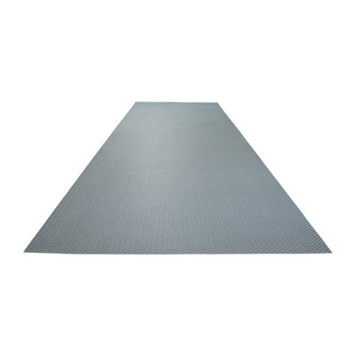 Armor All 2 ft. 5 in. x 18 ft. Diamond Plate Grey Commercial Polyester Garage Flooring - Super Arbor