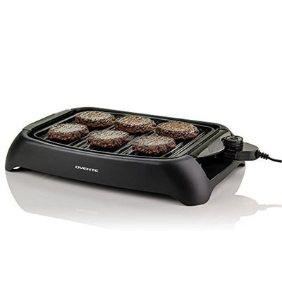 Thermostat Controlled Non-Stick Indoor Grill, 1000-Watt Black (GD1632NLB) - Super Arbor