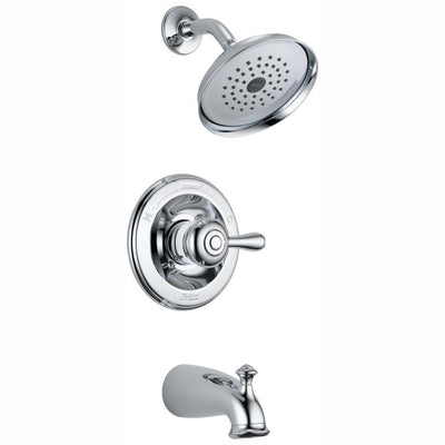 Leland 1-Handle Tub and Shower Faucet in Chrome (Valve Included) - Super Arbor