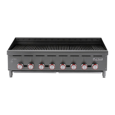 Commercial 48 in. Counter Top Radiant Charbroiler - Super Arbor