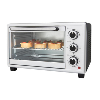 1440 W 6-Slice Silver Toaster Oven with Automatic Shut-Off - Super Arbor